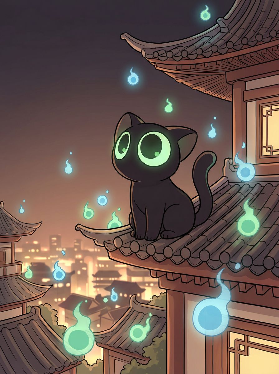 无限臀山动漫-灵猫夜行记原创奇幻动漫短片
